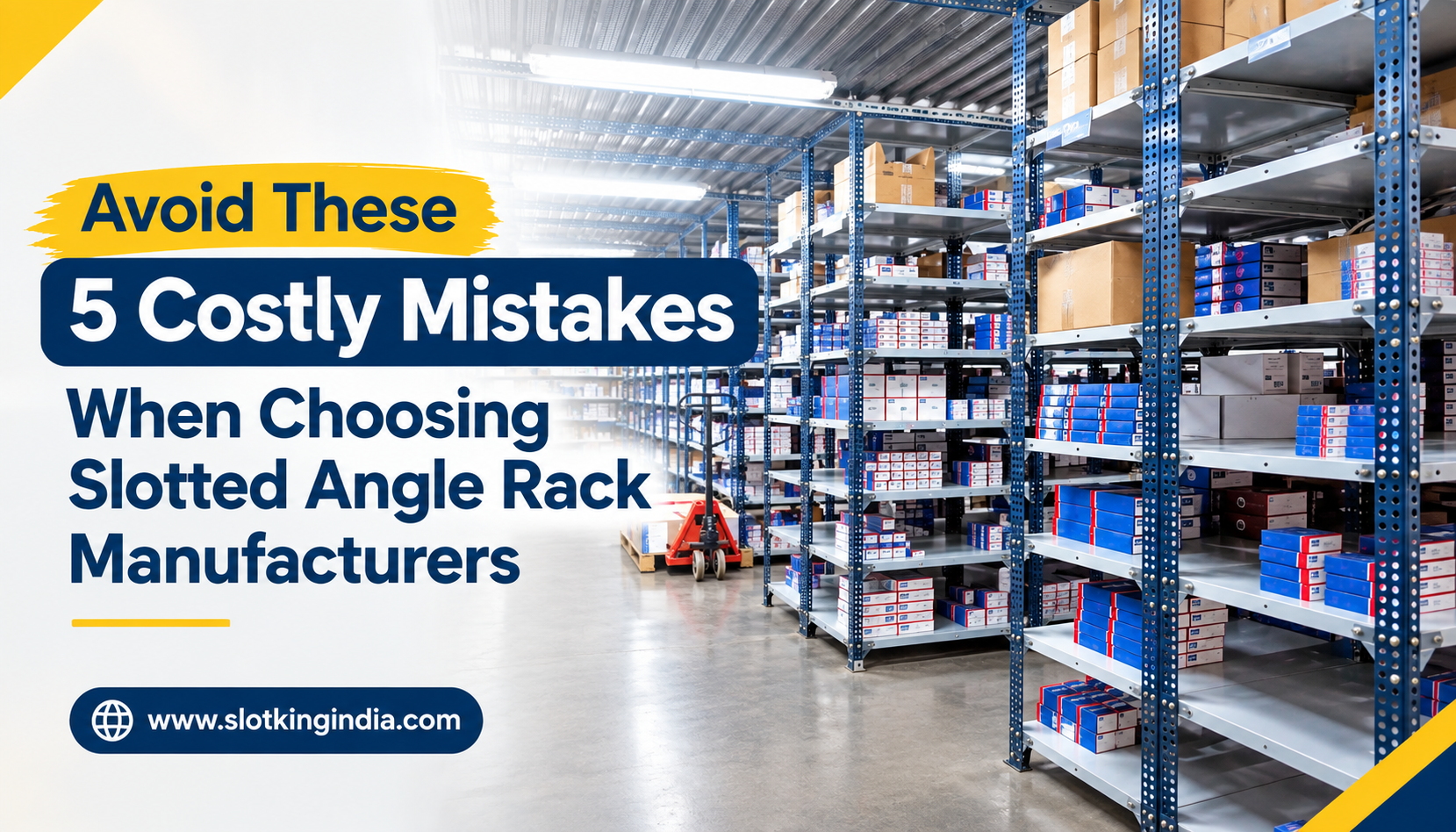 Avoid These 5 Costly Mistakes When Choosing Slotted Angle Rack Manufacturers